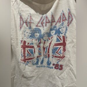 Vintage style Def Leppard tee